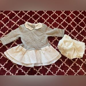 Two piece super adorable dress with diaper covers